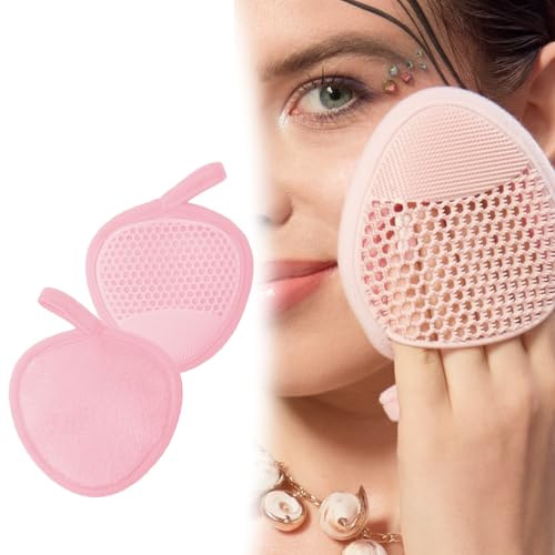Glov Gesicht Reinigung Make-up Entferner Silikon Pad Sanft für Empfindliche Haut 2-in-1 Werkzeug Kompaktes Design Schnell Trocknend für Reisen Tägliche Hautpflege Routine