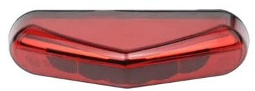 APEYCRX Tail Light Brake Mini Motorbike LED Tail License Light 12V Rear Brake Lamp For Pit Dirt Bike ATV Chopper Scooter For Cruiser Number Plate