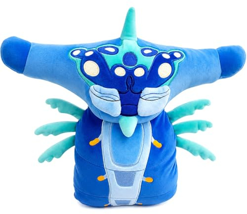 Subnautica 2 Kuscheltier,Süßes Alien Meereswesen Stofftier,Weiches Plüschtier für Gamer und Tiefsee Fans,Flauschiges Kuscheltier,Geschenk zu Weihnachten und Geburtstag (Jellyray)