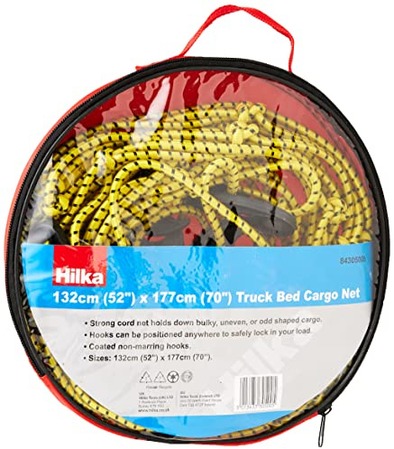 Hilka 84305005 Cargo Net in Zip Bag,Grey|blue|oak|black