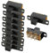 sourcing map 10 Piezas Alto Pomo 6 Pines 3 Posiciones DPTD Panel Interruptor Deslizante 0,5A 50V DC