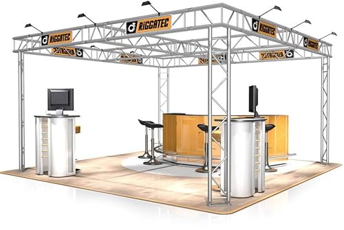 Messestand FD 32-4 x 4 x 2,5 m (LxBxH) - 16 m²