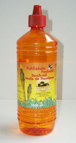 hillfield Gartenfackeln Natur- oder Mahagonifarben sowie Fackelöl, versch. Grössen und Mengen exklusiv (1 Liter Fackelöl)