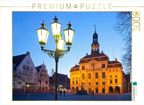 CALVENDO Puzzle Rathaus, Lüneburg 1000 Teile Puzzle quer | Lege-Größe cm Foto-Puzzle für glückliche Stunden
