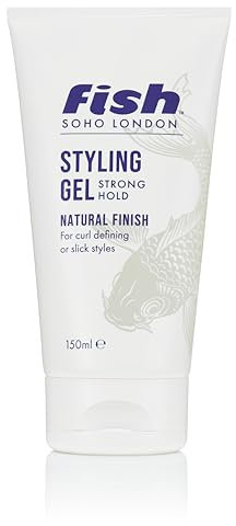 FISH Original Memory Fish Flexible Hair Gel, Mens Hair Styling Product Suitable for Short & Medium Length Hair. Stylist & Barber Used