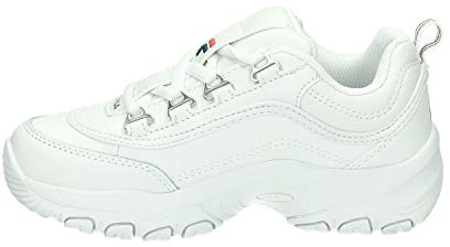 Fila Strada Low Teens, Sneaker Unisex - Bambini e ragazzi, Bianco (White), 39 EU