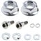 4-Piece Electric Scooter Front Wheel Rear Wheel Nuts Bolt with Washers for Xiaomi M365 1S Essential Pro and Pro 2