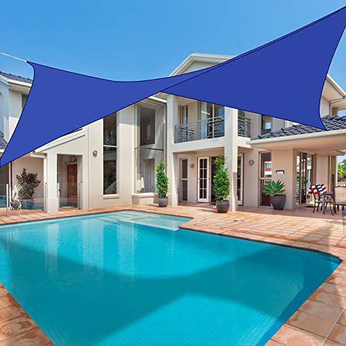 Voiles d'ombrage pour Patio 2x2m Bache Anti UV Toile pergola sur Mesure Qui est Durable et Difficile à déchirer Toile pergola Militaire, Bleu