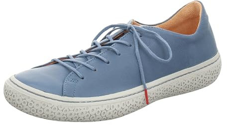 THINK! Herren Kong chromfrei gegerbte, nachhaltige Wechselfußbett Schnürhalbschuhe, Cuoio, . EU