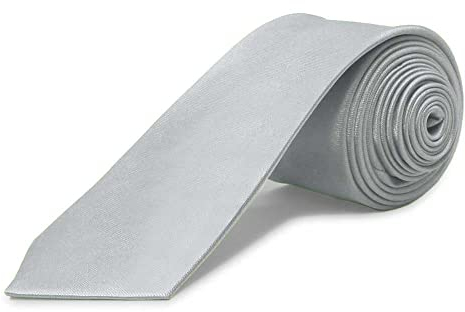 OcioDual Cravate Argent, Cravate Homme Classique et Élégante, Idéale pour les Célébrations, les Événements, Cravates Hommes, les Mariages, les Fêtes, les Hommes D'affaires