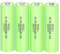 PKCELL - Batterie ricaricabili AA, 1,2 V, 600 mAh, per lampade solari, giocattoli, 4 pezzi