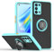 BORYA Funda para OPPO A74 5G/OPPO A54 5G, Antigolpes Suave Delgada Sedoso Translúcido Mate Silicona Carcasa TPU+PC Bumper Estuche, Magnético Soporte Caso, Cielo Azul