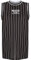 Karl Kani Herren KM232-001-4 KK Retro Pinstripes Basketball Tank M Black/White