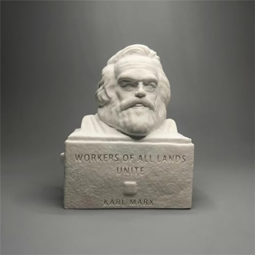 Marx Büste Marx Statue Skulptur Gipsfigur, moderne Heimdekoration und Sammlung Skizze Praxis DIY Kunst