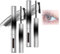 Judy doll Mascara, Judy Doll Iron Brush Mascara,JudyDolls Curling Iron Mascara, Judydolls - 3D Curling Eyelash Iron Mascara,Washable Extra Slim Metal Bristleless Mascara (2Pcs Black)