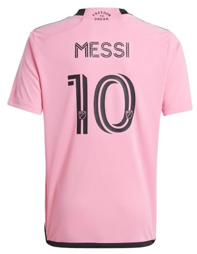 adidas Messi Inter Miami Fußballtrikot Home 24/25, Rosa, 13-14 ans