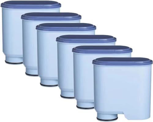 6 Stück Kaffeefilter, kompatibel mit Philips AquaClean, CA6903 Aqua Clean Wasserfilter für Kaffeevollautomaten, spezielles Anti-Kalk-Wasser
