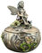 57 SPECIAL REPLICAS Skulptur Deko SECESSIONSBOX MIT Engel Bronze Figur als Geschenk für Wohnzimmerdekoration Figuren Deko