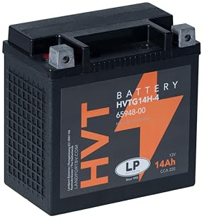 LANDPORT MH Batterie HVTG20H-3 Gel 12V 19 Ah kompatibel mit Buell M2 S3T X1 | kompatibel mit HD Chopper FLD, FLS, FLSTC, FLSTFB, FLSTN, XLH, Honda GL, Yamaha XVS, XVZ; Vergleichstyp YTX20L-BS; 290 A CCA