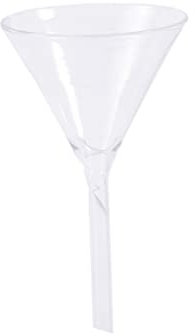 FUNOMOCYA 5piezas Embudo Triangular De Vidrio Embudo De Alimentación Química Analítico De Profesional