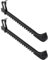 Prasacco 1 Paar/2 Stück Verstellbarer Schlittschuhschutz, Kufenschoner für Schlittschuhe 34,5 x 6,5 x 1,8 cm Schwarz rutschfeste Skate-Schutzhülle für Kinder, Erwachsene