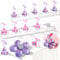 2 Pièces Support à Ongles en press on nails, Porte-clous à fleurs, Présentoir Ongles Magnétique en Acrylique, Ensemble Support de Pratique pour Faux Ongles et Press on Nails Kit avec Adhésif