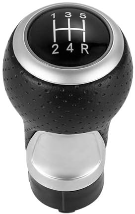 Pomo de Palanca de Cambios para Seat Leon MK1, 12 mm, 5/6 velocidades, Balonmano (Rojo R12345)