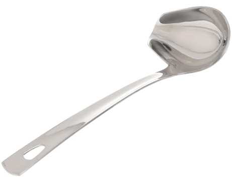 iplusmile Cucchiaio Sgocciolante Acciaio Inossidabile per Salsa Design per Decorazioni Utensile Piatti Gourmet e Occasionali