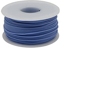 PEVAVFZMMY 50m Silicone Wire 30AWG Diameter 0.8mm Twisted Tinned Copper And Cable 10 Colors Optional DIY Wires and cables(Blauw)