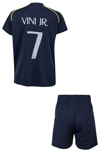 Real Madrid Costume da calcio Real Vinicius Junior, collezione ufficiale 8 anni