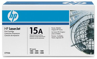 Hewlett Packard -HP- Laserjet 1200N (C7115A) original Toner-Kartusche - Schwarz