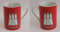 Buddel-Bini Hamburg Becher mit Hamburger Wappen Souvenir Kaffeebecher Teebecher