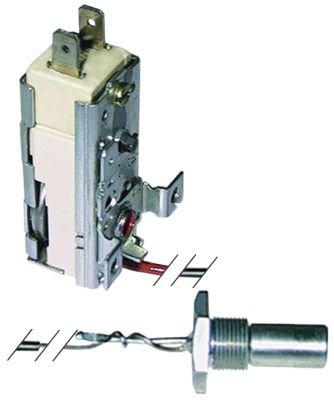 EGO 55.14119.850 Thermostat für Spülmaschine Colged 50, 53, 50S, Palux 328, 325 für Tank max. Temperatur 58°C 1-polig 1NC 16A