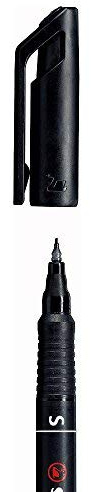 Stabilo rotulador permanente ohpen universal punta superfina 0,4mm. negro 841/46