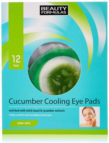 Beauty Formulas Clear Skin Gurke kühlende Augenpads 12 Stück