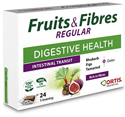 4 cubi di frutta ortisana e fibra, 24 in una scatola. ORTIS