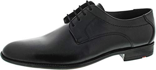 LLOYD Herren Schnürschuhe Garvin, Männer Businessschuhe,Freizeit,Schnuerschuhe,Schnuerer,straßenschuhe,Strassenschuhe,Shoes, SCHWARZ, 44 EU / 9.5 UK