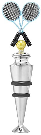 Lackiertes Metall Wein Flasche Stopper, Tennis Schläger
