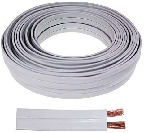 Cavi diffusori FLAT 10m - 2x4mm² CCA - Cavo audio 3mm