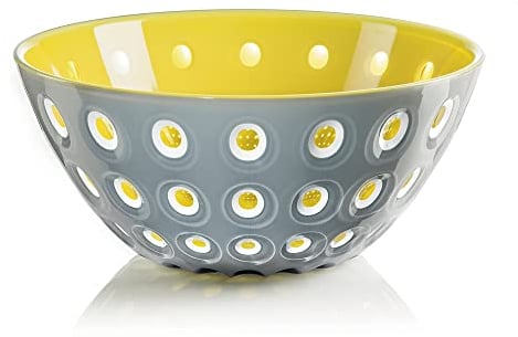 GUZZINI Saladier 25 cm 'Le Murrine' gris et jaune