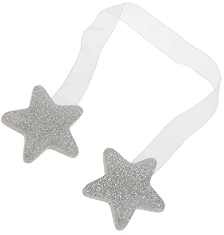 Sharplace Stern Magnet Raffhalter Clips Vorhang Band Halter, Silber