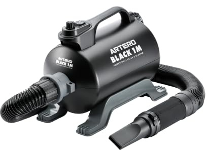 Artero Black. Blaster 1 Motor – Professioneller Hundeföhn, Hohe Leistung und Schnelles Trocknen des Fells