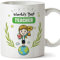 MUGFFINS Teacher. Original Mug Cup World'S Best Teacher - 11 oz Ceramic