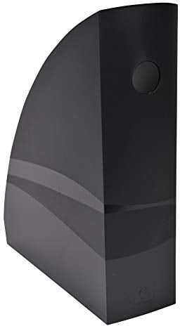 Exacompta 182014D Packung (mit 6 Stehsammler MAG-CUBE, 266x82x305 mm, für DIN A4+, robust und praktisch) 6 Stück schwarz