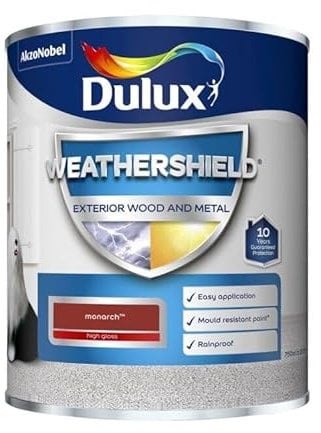 STX_445602 Dulux Weathershield Exterior Gloss 750ml Monarch (5090995)