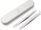 FERYES Pinzette a punta dritta e curva Nipper per le estensioni delle ciglia e l'isolamento di Vison Volume 6D 3D Falso Pinzette di Volume Professionale Classic Lash 2pcs
