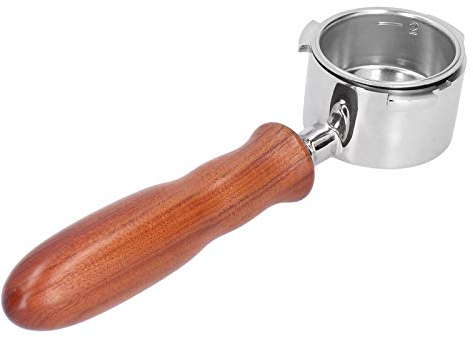 porte-filtre sans fond professionnel avec panier de filtre à tasse sans pression pour Machines à expresso Delonghi(#2) Porte-filtre sans fond de 51 mm Other Coffee Tools & Accessories