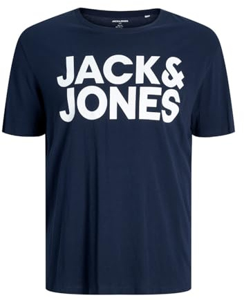 JACK & JONES Male T-Shirt Plus Size Logo T-Shirt