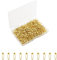 Gold Sicherheitsnadeln, Sicherheitsnadeln Kleine für Kleidung, 19mm Metall Mini Sicherheitsnadel für Tag Kunst Handwerk Nähen Schmuckherstellung (120Pcs/Box)