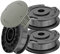 MUFUSHAN 3Pcs F016800569 Rasentrimmer Spule mit Spulenabdeckung Kompatibel mit Bosch EasyGrassCut EasyGrassCut 23, EasyGrassCut 26, EasyGrassCut 18, 18-230, 18-260, 18-26